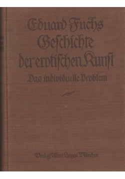 Geschichte der erotishen Kunst 1923 r