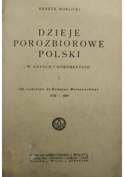 Dzieje Porozbiorowe Polski 1923 r