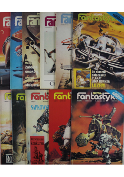 Nowa Fantastyka 6 numerów Miesięcznik Fantastyka 6 numerów 1990
