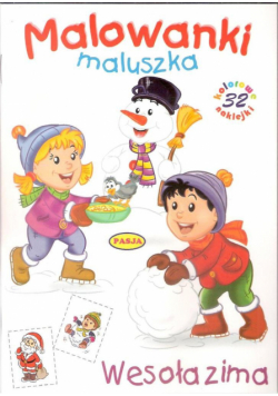 Malowanki maluszka - Wesoła zima  PASJA