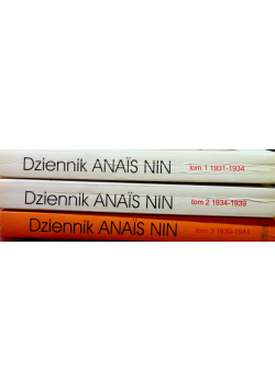 Dziennik Anais Nin Tom I do III