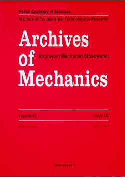 Archives of Mechanics