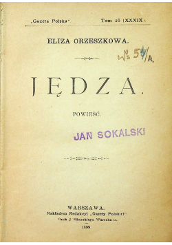 Jędza 1899 r.
