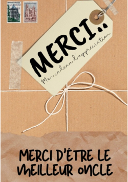 Merci D'être Le Meilleur Oncle