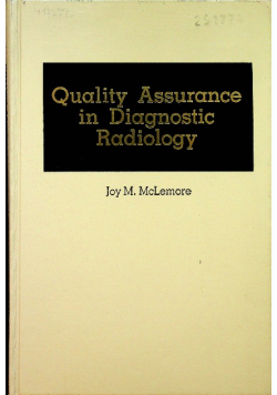 Quality Assurance in Diagnostic Radiology