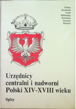 Urzędnicy województwa lubelskiego XVI XVIII wieku