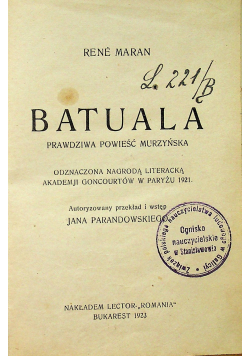 Batuala 1923r
