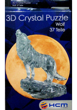 3D Crystal Puzzle Wolf