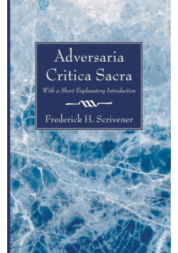 Adversaria Critica Sacra