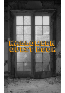 Halloween Creative journal Guest Book