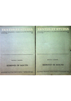 Textus et Studia Volume XVII 1 i 2