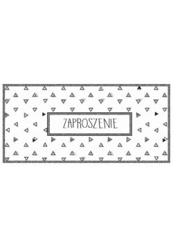 Zaproszenie Z55 (10szt.)