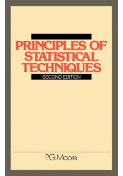 Principles of Statistical Techniques