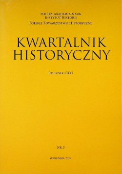 Kwartalnik historyczny CXXXI Nr 3