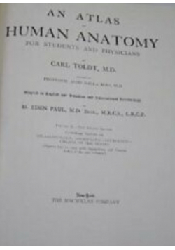 An Atlas of Human Anatomy for Students and Physicians Volume 2