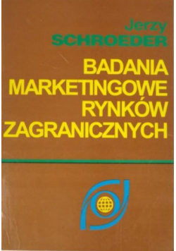 Badania marketingowe rynków zagranicznych