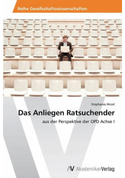 Das Anliegen Ratsuchender