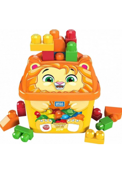 Mega Bloks. Wesoły lew z klockami