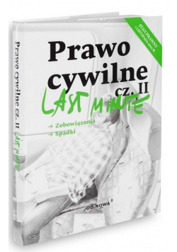 Last Minute. Prawo cywilne cz.2 01.11.2021