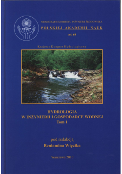 Hydrologia w inżynierii i gospodarce wodnej tom 1