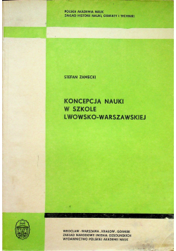 Koncepcja nauki w szkole lwowsko warszawskiej