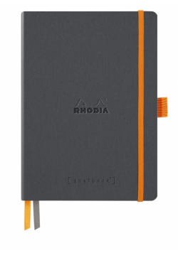 Notes Rhodia Rhodiarama Goalbook titanium A5 w kropki Softcover