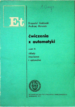 Ćwiczenia z automatyki Część III