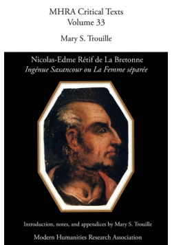 Nicolas-Edme Retif de La Bretonne, 'Ingenue Saxancour Ou La Femme Separee'