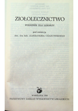 Ziołolecznictwo
