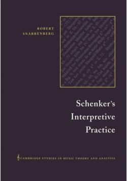 Schenker's Interpretive Practice