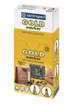 Marker permanentny Gold 2670M (10szt)
