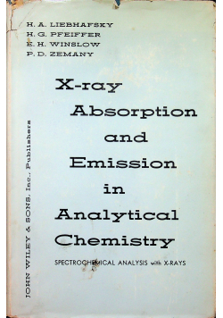 Xray absorption and Emission in Analytical chemistry