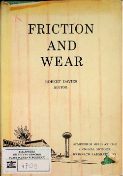Friction and wear
