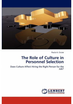 The Role of Culture in Personnel Selection