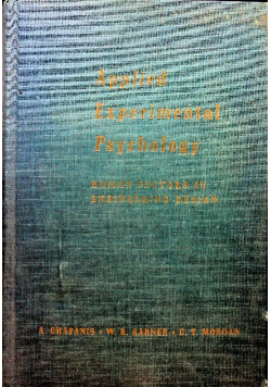 Applied Experimental Psychology
