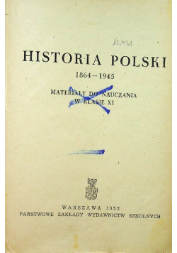 Historia Polski 1864 1945