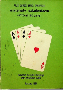 Materiały szkoleniowe brydż