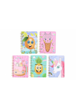 Notes na spirali linia Ruchome oczka MIX