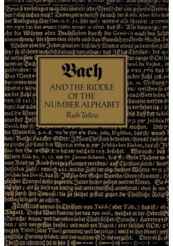 Bach and the Riddle of the Number Alphabet
