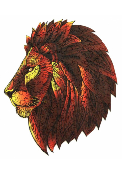 Puzzle drewniane 121 Lew G3