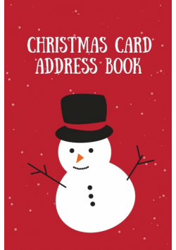 Christmas Card Address Book