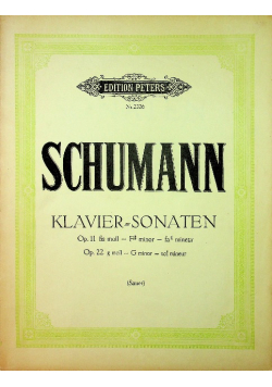 Schumann Klavierwerke