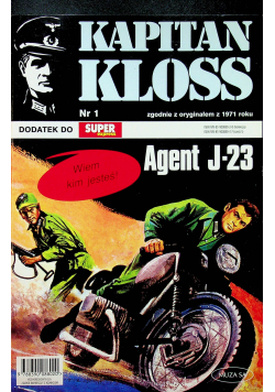 Kapitan Kloss numer 1 Agent J - 23
