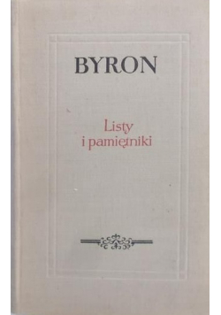 Byron Listy i pamiętniki