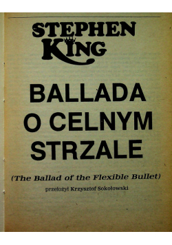Ballada o celnym strzale