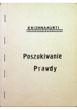 Poszukiwanie prawdy