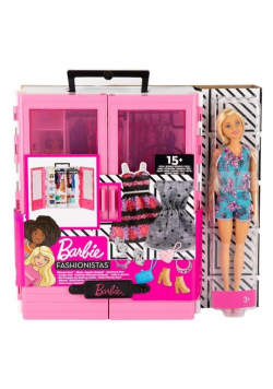 Barbie Szafa na ubranka + lalka