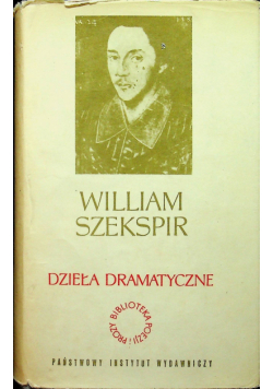 Szekspir Dzieła dramatyczne tom I