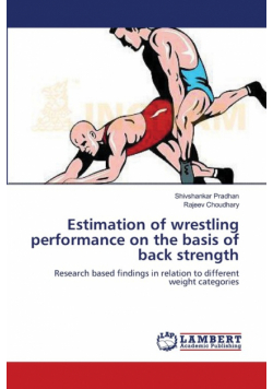 Estimation of wrestling performance on the basis of back strength