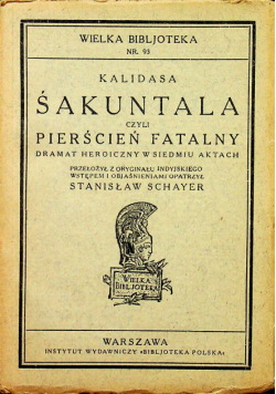 Sakuntala czyli pierścień fatalny 1924 r.